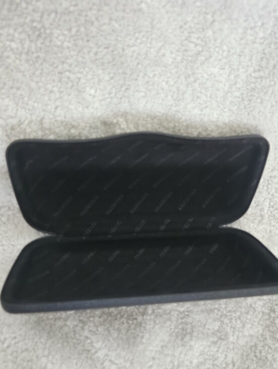 Balenciaga Black Textured Sunglasses Case main image 3